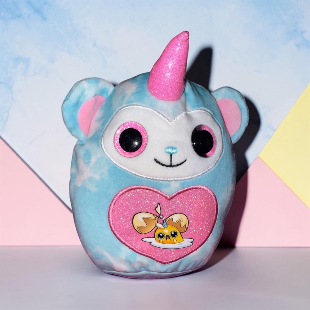 Plush blue unicorn